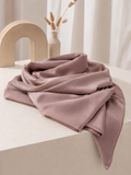 Foulard mauve rosé
