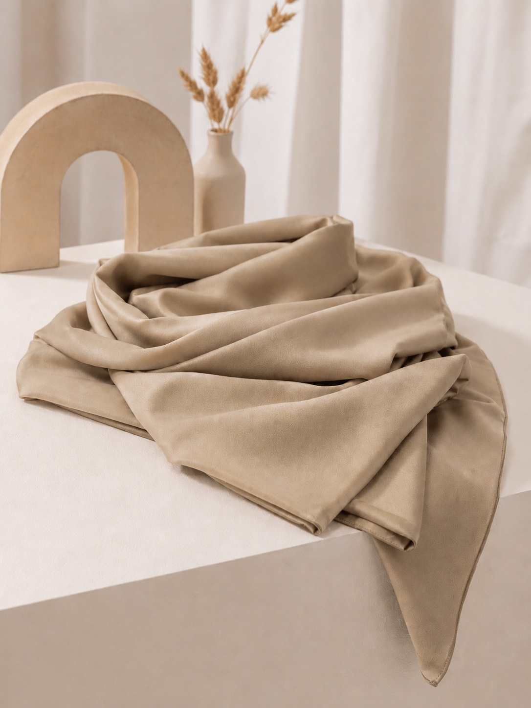 Foulard beige